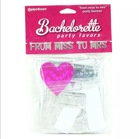 From Miss to Mrs Bachelorette Sign - Picture 2 of 3